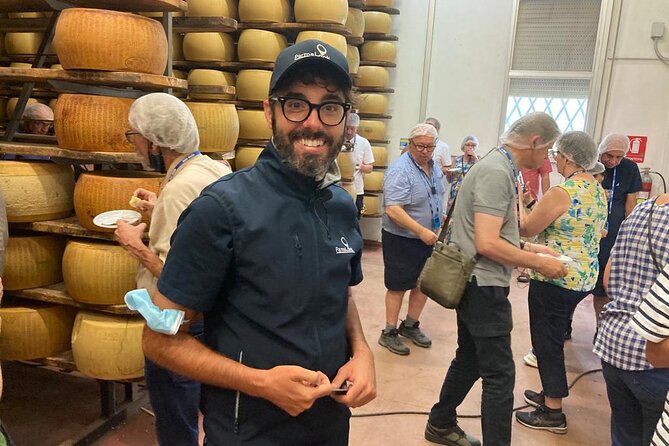 Parmigiano Cheese Factory Visit and Tasting - Tasting the Young and Aged Cheese