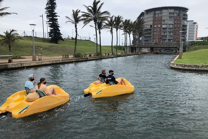 Pedal Boat Rides on Durban Point Waterfront Canals - Directions and Parking
