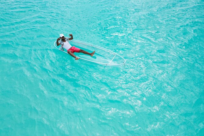 Radiant Solitude: Turks & Caicos Clear Kayak Solo Portraits - Capturing the Moment