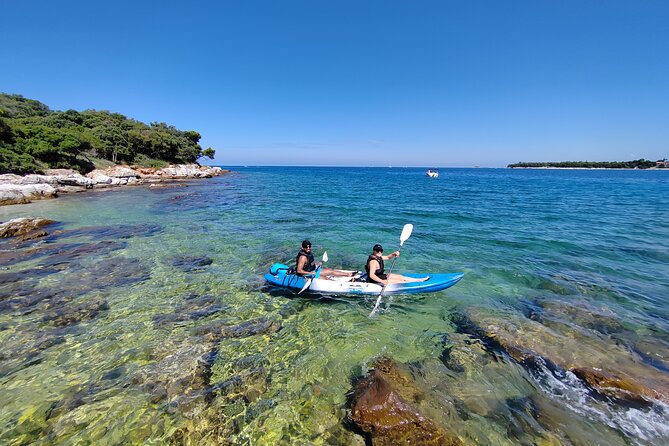 Rovinj Golden Cape Desert Islands Kayak & Snorkeling Tour - Booking and Confirmation