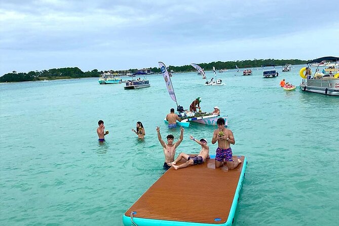 TAILFINS Tiki Boat/Sunset Cruise Crab Island 1.5HR PRIVATE - Accessibility Information