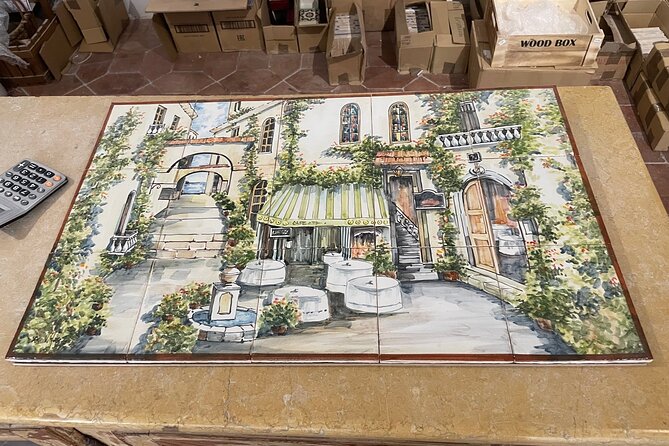 Tile Painting Experience and Visit Azeitão Wine Cellar - Tile Painting Experience