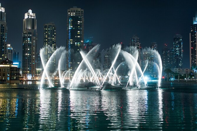 Traditional Abra Ride and Dubai Fountain Show at Burj Lake - Viewing the Dubai Fountain Show
