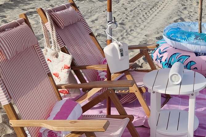 West Palm Beach Day: Umbrella, Chairs, Yeti, JBL Speaker, Towels+ - Accessibility Features