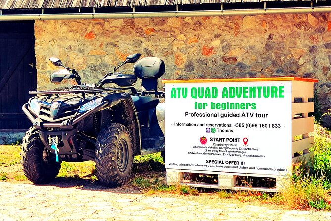 1-Hour Quad Activity in the Forests Around Rastoke & Plitvice Region - Positive Reviews