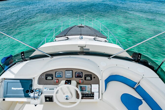 4-Hour Private 50 Azimut Yacht Tour With Food, Open Bar & Snorkeling - Yacht Specifications