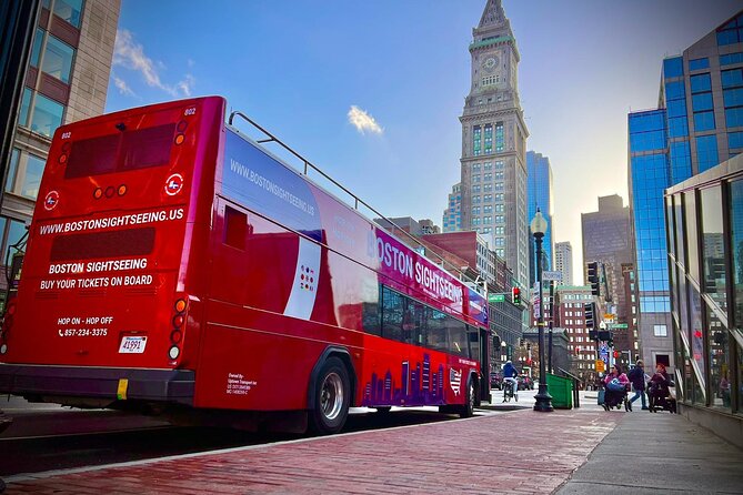 Boston Sightseeing Single Ride Pass With Double Decker Tour Bus - Tour Itinerary and Stops