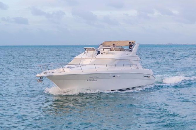 Cancun Yacht Tour - SEARAY YACHT 46 FT GREAT FOR SUNSET 15 PEOPLE MAX 25P9 - Booking and Confirmation