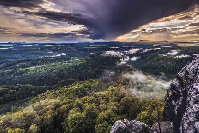Full Day Bohemia Tour: Tisa Rocks, Bastei, Brewery & Beer Tasting - Majestic Bastei Bridge