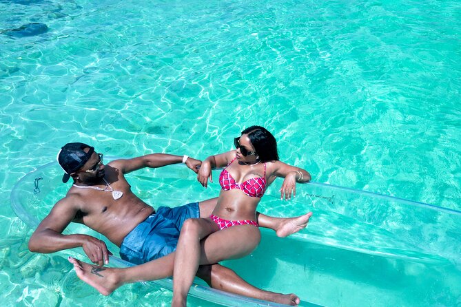 Island Love Stories: Turks & Caicos Clear Kayak Couple Portraits - Unforgettable Memories