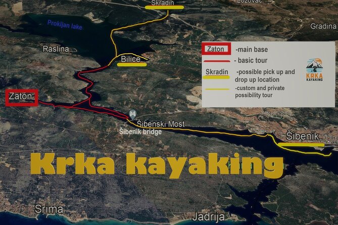 Krka River Small-Group Half-Day Kayak and Mussel Tasting Tour  - Dalmatia - Gear Hire