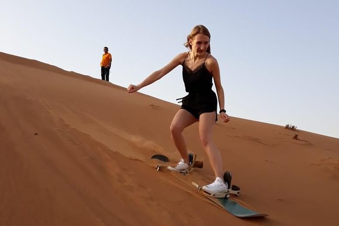 Morning Dubai Red Dunes Safari With Camel Riding & Sand Boarding - Camel Riding Experience