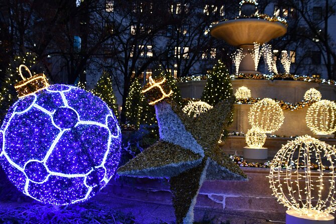 NYC Holiday Lights Christmas Sightseeing Bus Tour With Gifts - Tour Route and Experiences