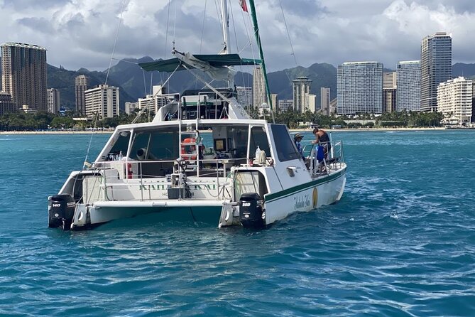 Oahu Catamaran Snorkel With Turtles: SEE TURTLES GUARANTEED!! - Turtle Sightings Guarantee