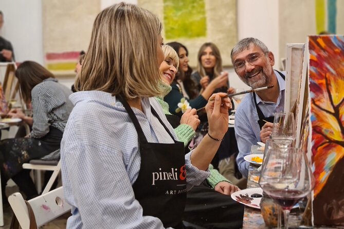 Painting Party at Art Bottega - Paint & Wine Studio in Rijeka - Confirmation and Transportation