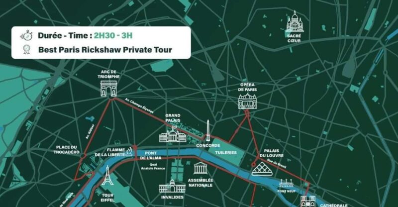 Paris : Private Luxury Rickshaw Tour With Hotel Pick-up - Accessibility and Restrictions