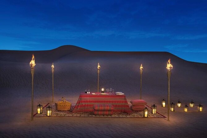 Private Dinner in Middle of Desert With Sunset Quad Bike Tour - Exploring the Dunes