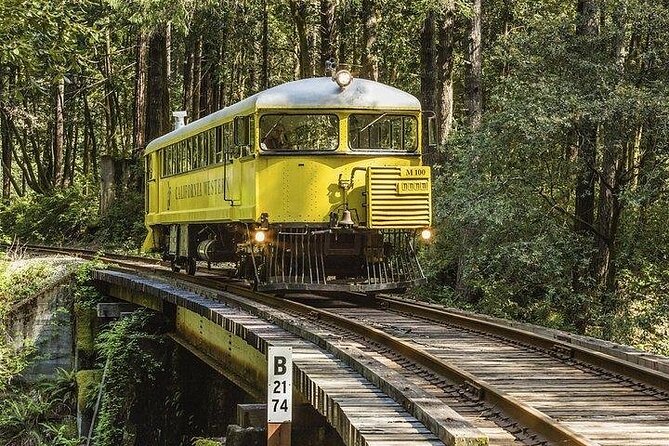 Skunk Train: Pudding Creek Express From Fort Bragg - Optional Stop at Glen Blair Junction