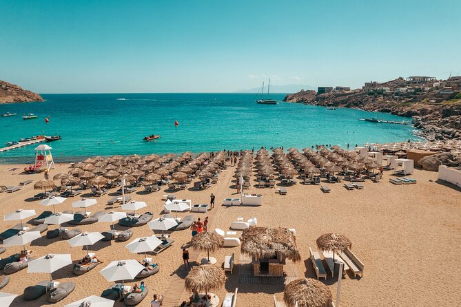 Super Paradise Beach Mykonos Seaside Sunbed (3rd & 4th Row) - Accessibility and Family-Friendly Features
