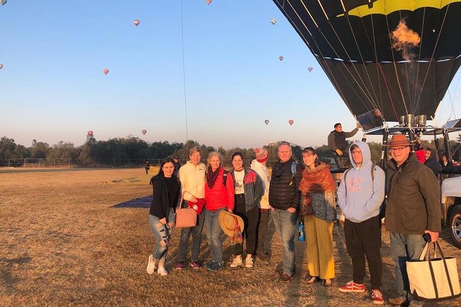 Teotihuacan Hot Air Balloon Ride With Optional Bike or Walking Tour - Aerial Views of Pyramids