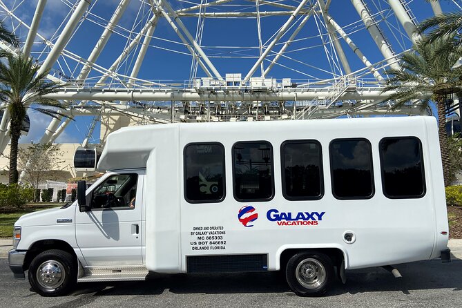 Transfer: Lake Buena Vista Area Hotels to Orlando Airport (MCO) - Capacity and Infant Policy