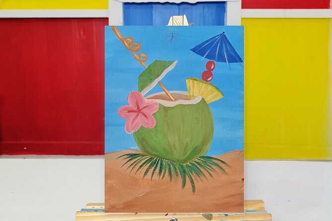 3-Hour the Colour Experience Island Paint & Sip - Enjoying the Alcoholic Beverages