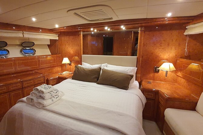 8 Hour Private Yacht Cruise in Delos Rhenia Mykonos Mangusta 72 - Yacht Specifications
