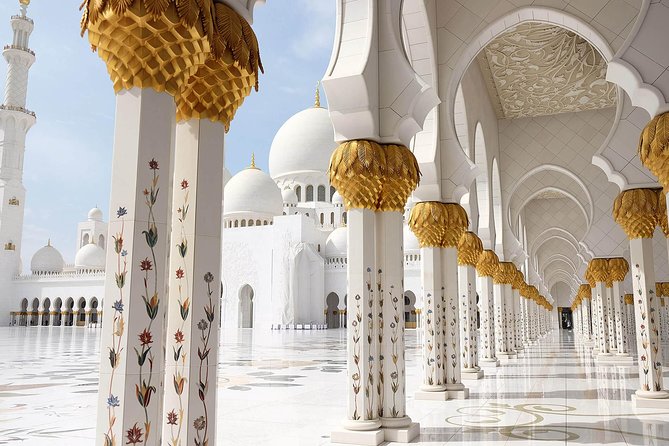 Abu Dhabi City Tour, Emirates Palace, Grand Mosque, Louvre Museum - Sheikh Zayed Grand Mosque