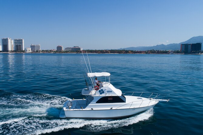 Bertram 38 Convertible Boat in Puerto & Nuevo Vallarta - Meeting Point and Tour Duration