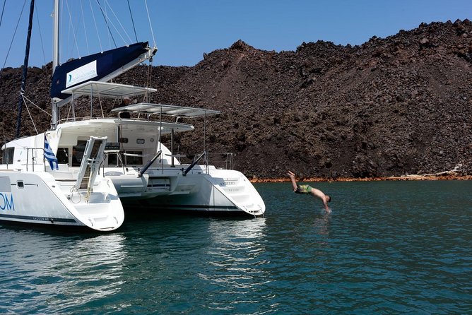 Caldera Cruise With Swim Stops, BBQ on Board and Drinks! - Since You Asked