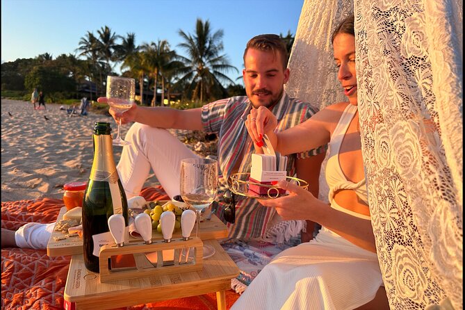 Charcuterie Board and Sunset on Pristine Beach With Photos - Accessibility and Suitability
