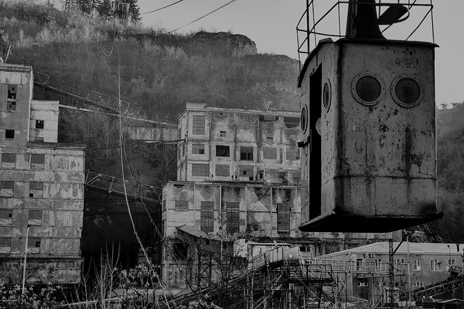 Chiatura. Soviet Past in the Present. Katskhi Pillar - Comfortable Transportation and Convenience