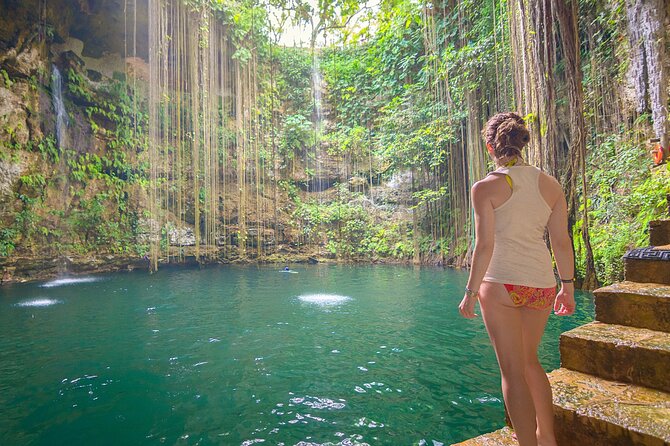 Chichen Itza, Cenote and Mayan Cuisine Guided Tour With Lunch - Cenote Ik Kil Experience