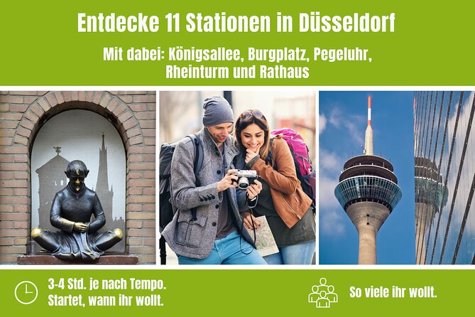 City Game Scavenger Hunt Düsseldorf - Independent City Tour | Discovery Tour - Exploring Düsseldorf Through the Scavenger Hunt