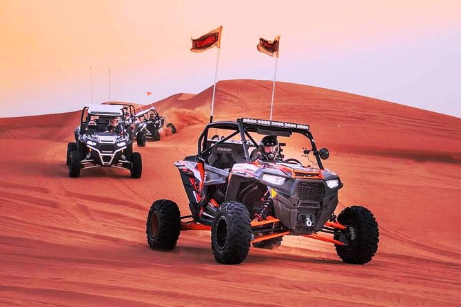 Dubai Evening Desert Dune Buggy With Buffet Dinner - Flexible Booking and Cancellation Policy