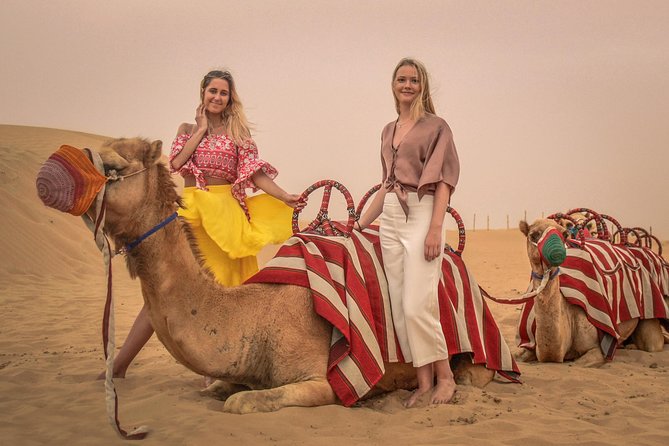 Dubai Morning Quad Bike With Sandboarding and Camel Ride - Camel Ride and Sandboarding