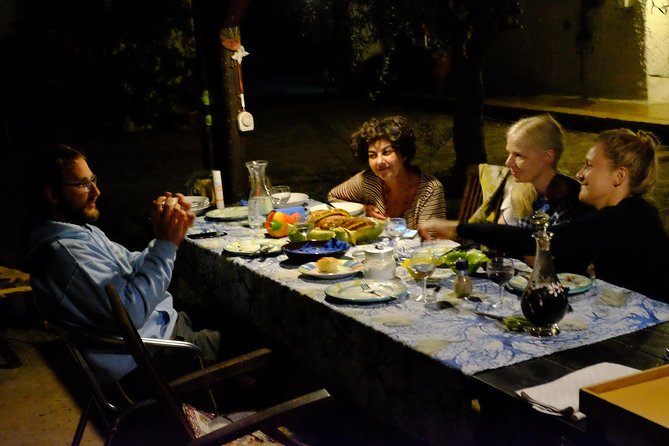 Fresh Pasta and Dinner in My Biogarden - Charm of the Host and Food Quality