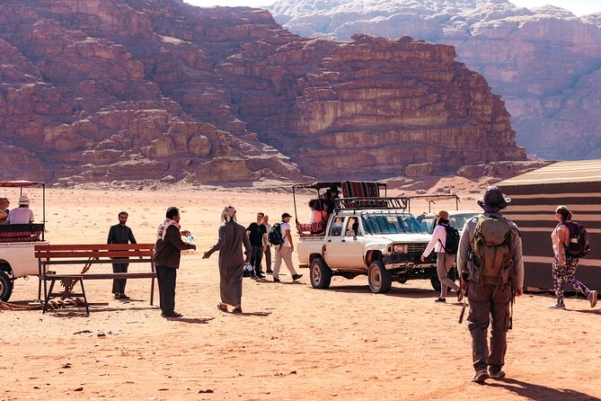 Full Day Jeep Tour in Wadi Rum Desert | Magic Bedouin Star - Meeting and Pickup