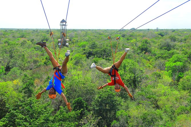 Full-Day Snorkel Extreme Adventure Tour From Riviera Maya - Ziplining Through the Jungle