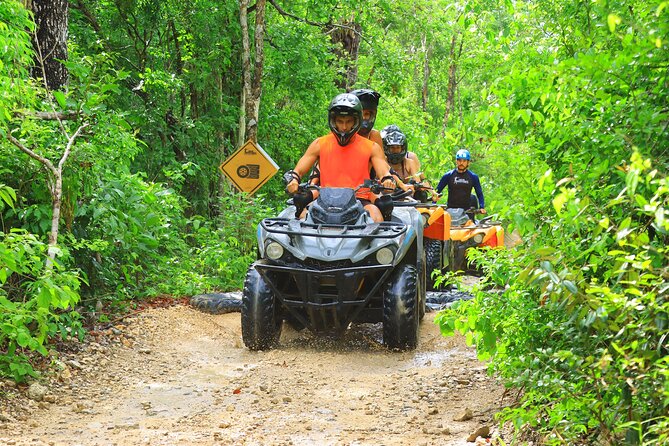 Hidden Cenote Swim, Rappel, Zipline and ATV Outdoor Adventure in Riviera Maya - Thrilling Ziplining and Rappelling