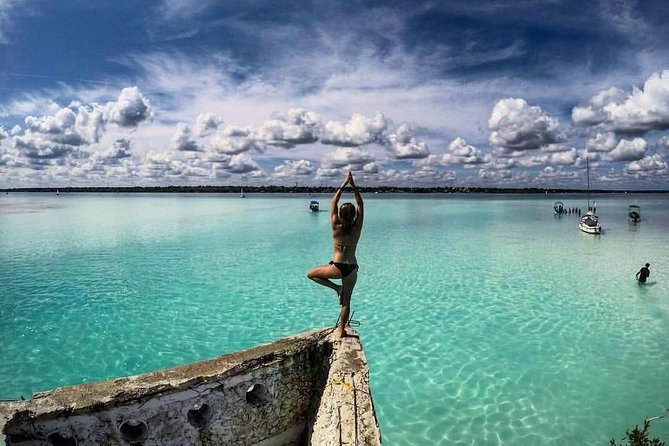 Magical BACALAR TOUR With Pontoon Boat Ride. (Transportation + Breakfast + Food) - Pontoon Tour and Bacalar Exploration
