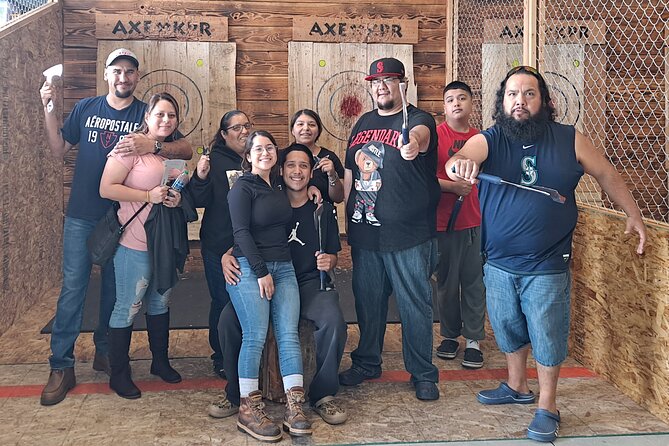 One Hour Axe Throwing Guided Experience in Tri-Cities