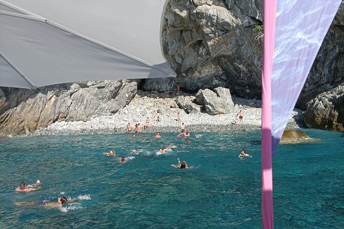 Pink Tour Scilla Cave Excursions Plus Stop With Bathroom - Navigation and Cave Visits