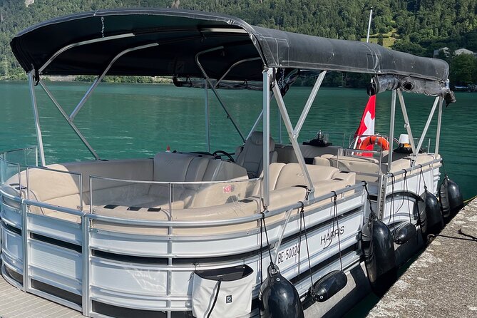 Private Sightseeing Boat Trip on Lake Thun, Interlaken - Enjoying Pizza and Beverages