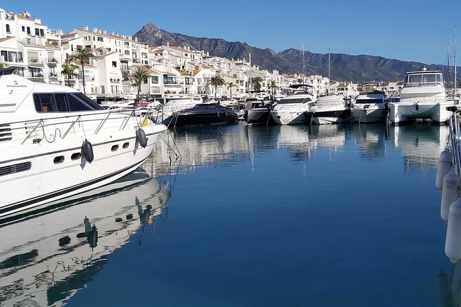Shared Experience. Sunset Sailing Puerto Banus - Scenic Views of the Coastline
