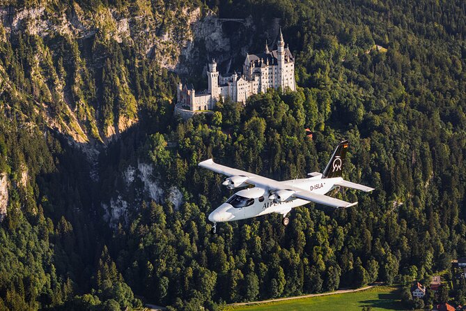 Sightseeing Flight Zugspitze Neuschwanstein Castle Alps Munich Augsburg - Exploring Neuschwanstein Castle From Above