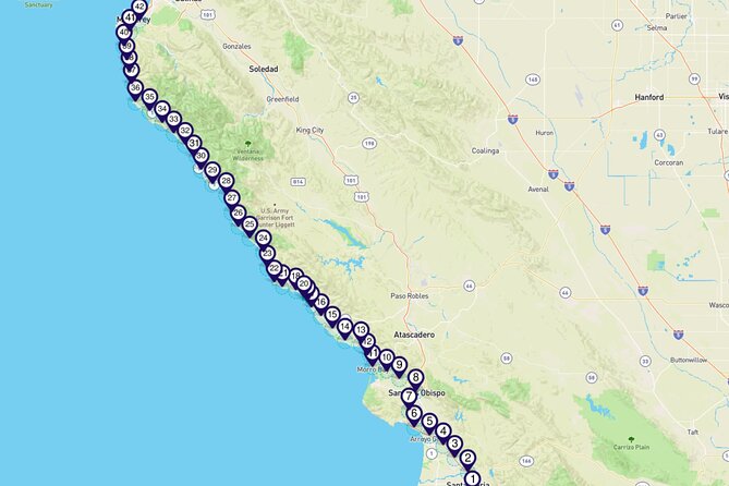 Smartphone Driving Tour Between Santa Maria & Monterey Big Sur - Customer Feedback and Improvements