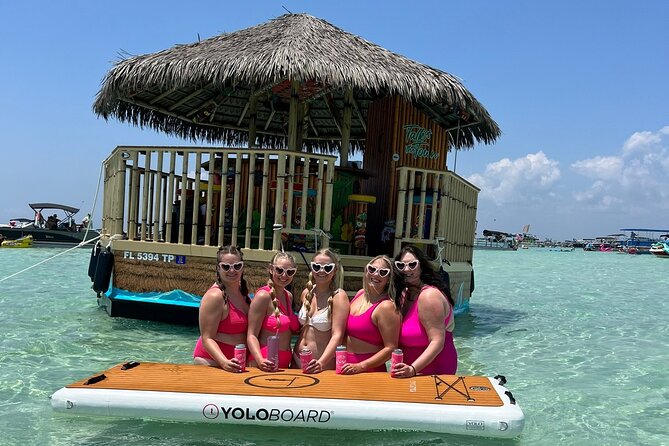 TAILFINS TIKIS Destin @ Crab Island Sandbar(1.5 Hours/90 Minutes) - Customer Feedback