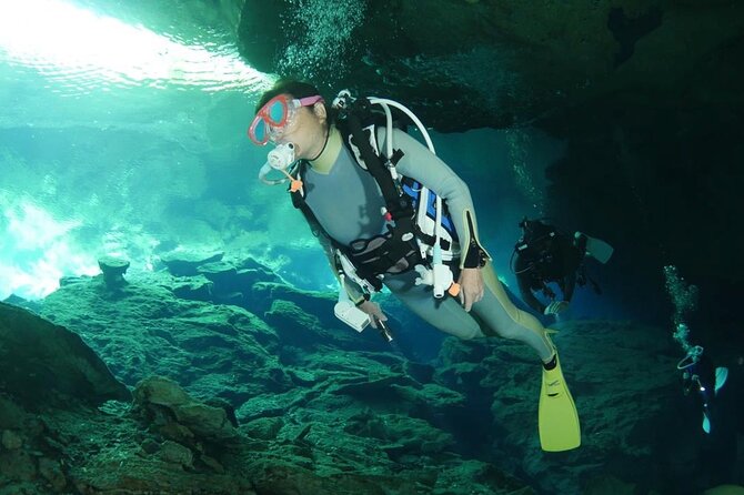 Tulum Area Experiences Guided 2 Tank Scuba Dive Casa Cenote & Barrier Reef-Lunch - Diving Conditions and Group Dynamics