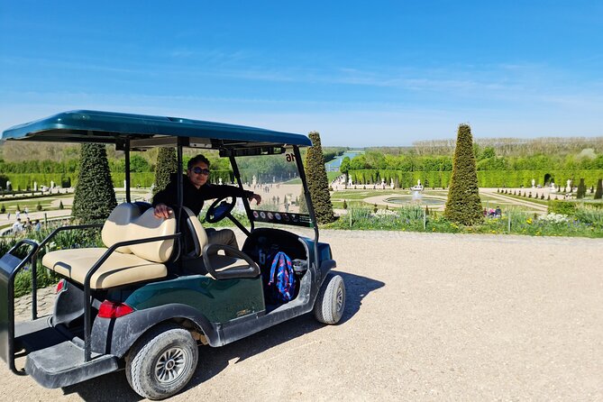 Versailles Golf Cart Guided Tour Romantic Boat With Champagne - Rowing on the Scenic Waterways
